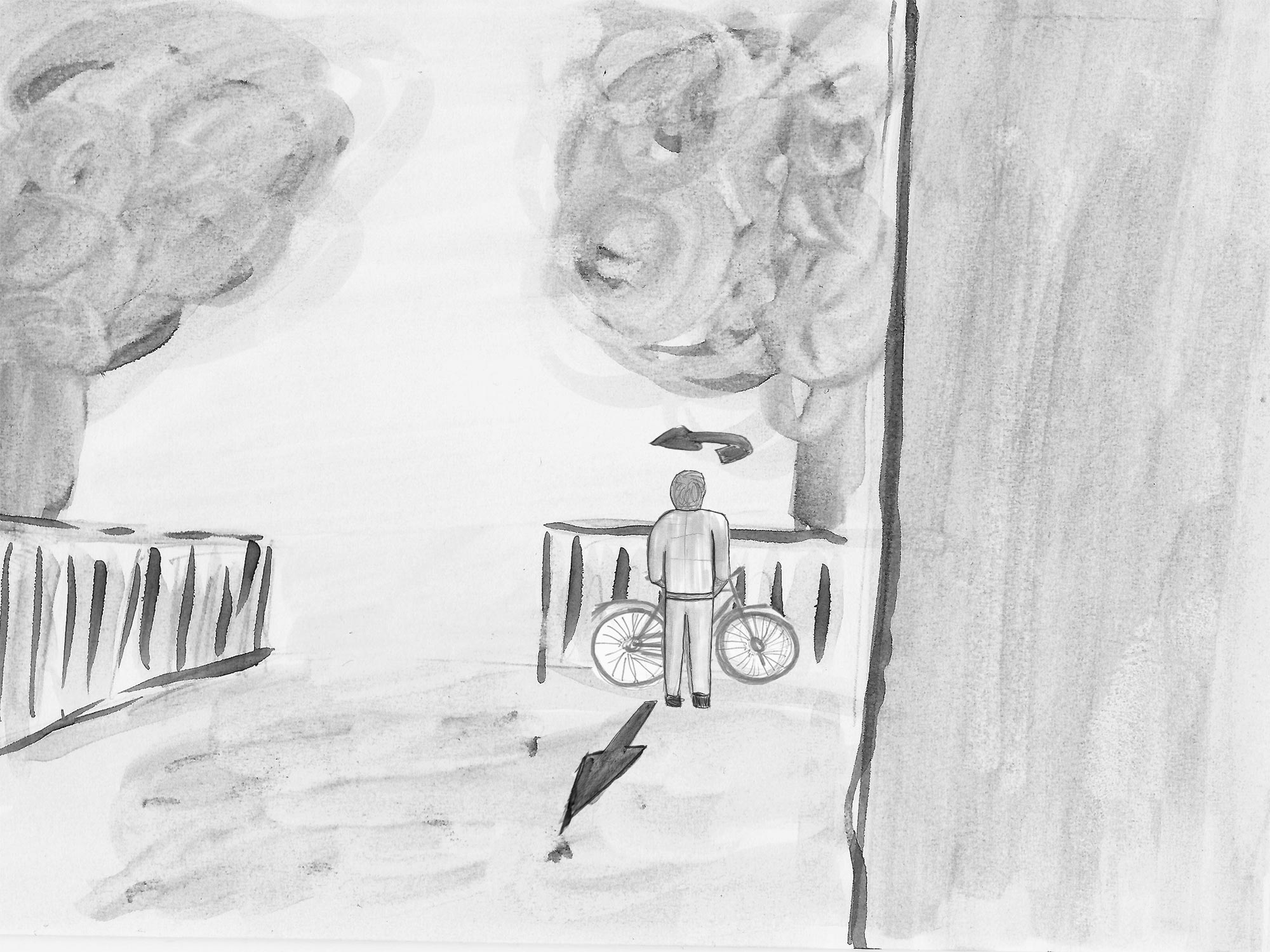 Abstellen Fahrrad