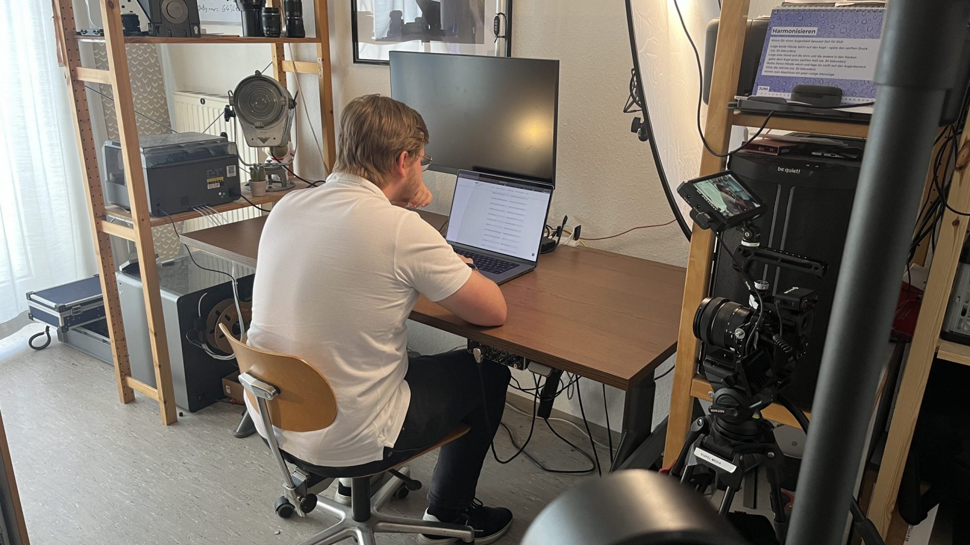 Lichtsetzung Office